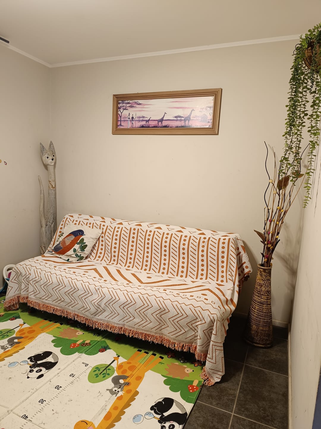 Customer photo review of Frazada Reversible 2 en 1 Cubresofá Manta Premium De Living Dormitorio Sillon 180x230cm