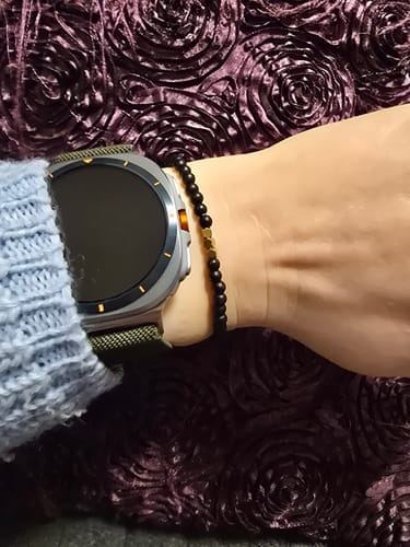 Customer photo review of Obsidian Bracelet