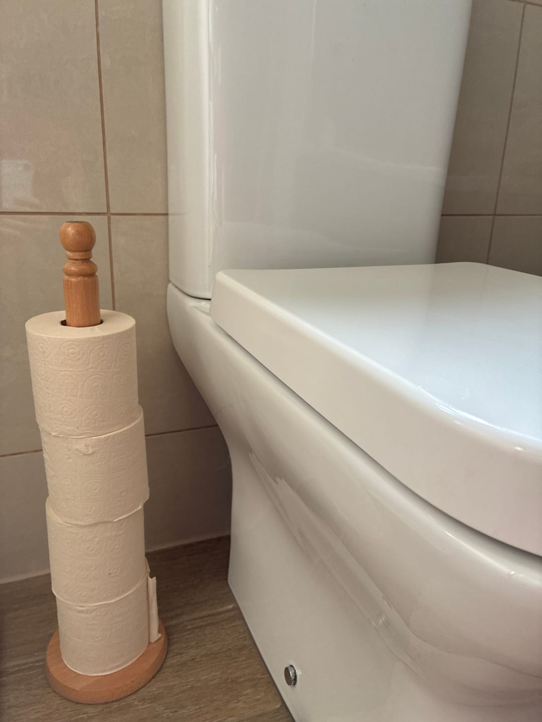 Customer photo review of Unbleached Recycled Toilet Paper