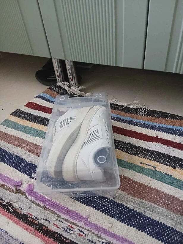 Customer photo review of Zappyvibe: 👟 Ayakkabı Premium Düzen Sistemi