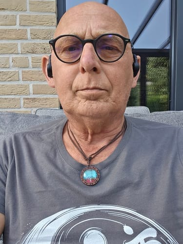 Customer photo review of Tree of Life Necklace - Wood & Leather