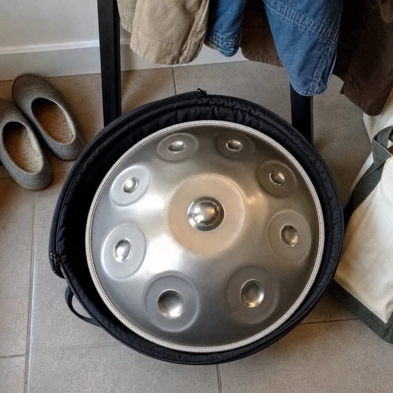 Customer photo review of Handpan Air Kurd oder Keltisch D-Moll 9–10 Noten – handgestimmt