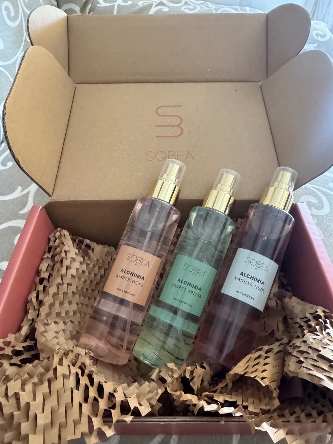 Customer photo review of ALCHIMIA Hair & Body Mist