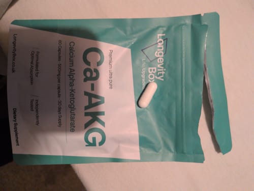 Customer photo review of Pure Calcium Alpha-Ketoglutarate - CA-AKG Supplement