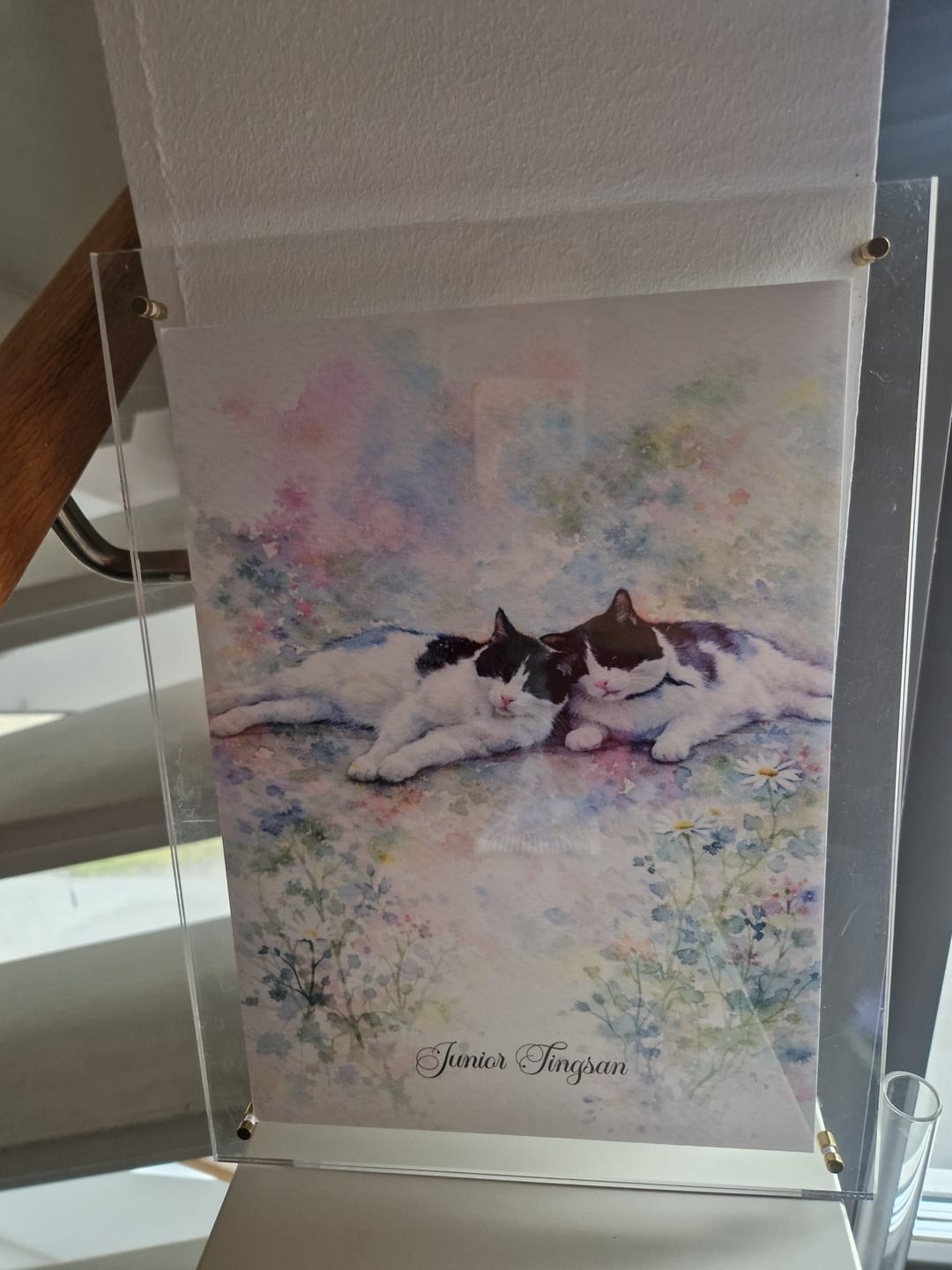 Customer photo review of Personalised Poster - Watercolour