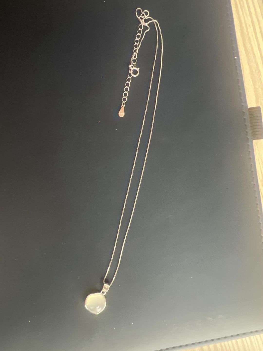 Customer photo review of Moonstone Necklace - Medallion