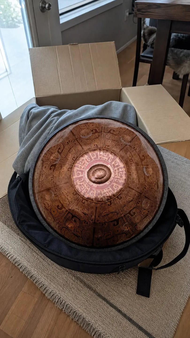 Customer photo review of Handpan Maya 9–12 Noten – Kurd oder Amara Celtic