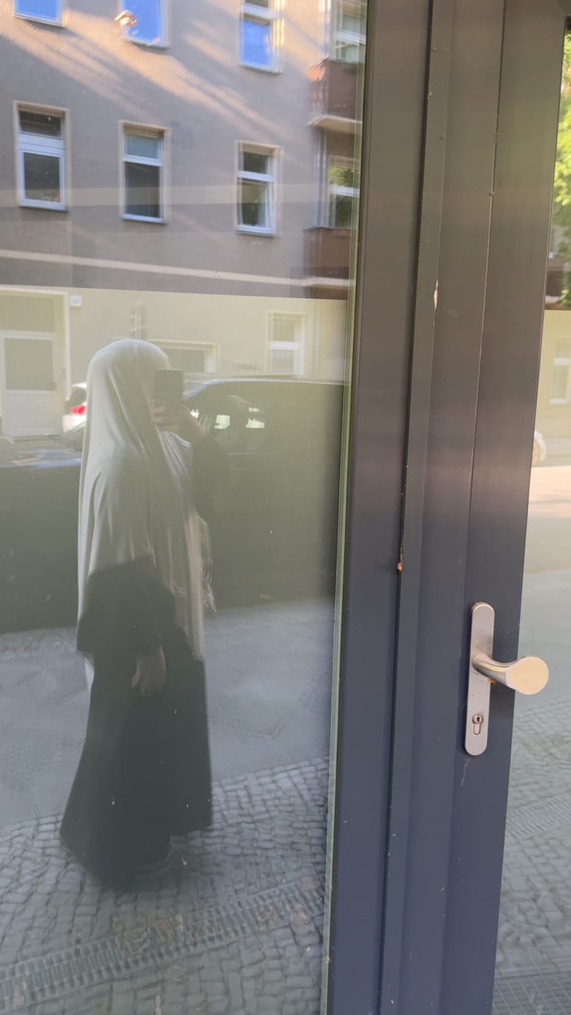Customer photo review of Jersey Khimar (medium) - Bamboo Breeze