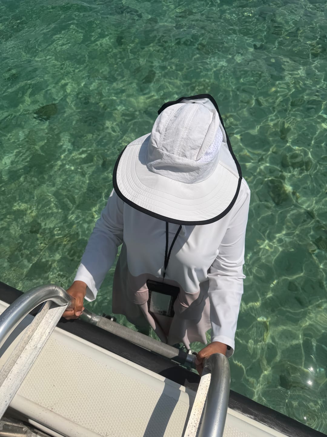 Customer photo review of Classic White Swim Set