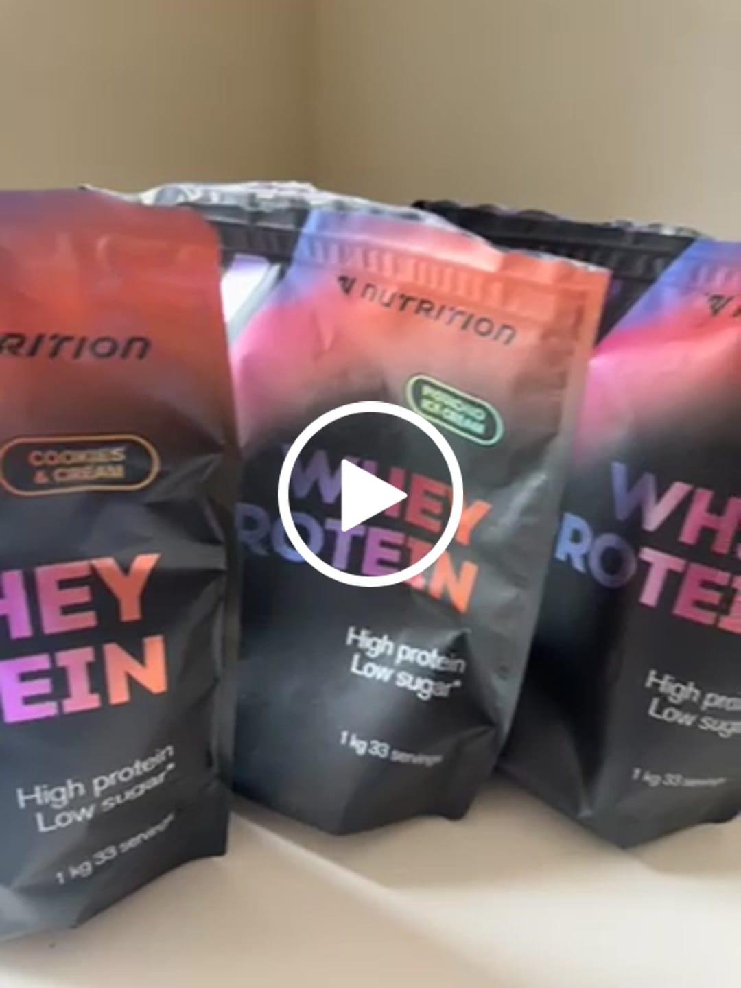 Customer video review of Whey Protein pulveris (1 kg)