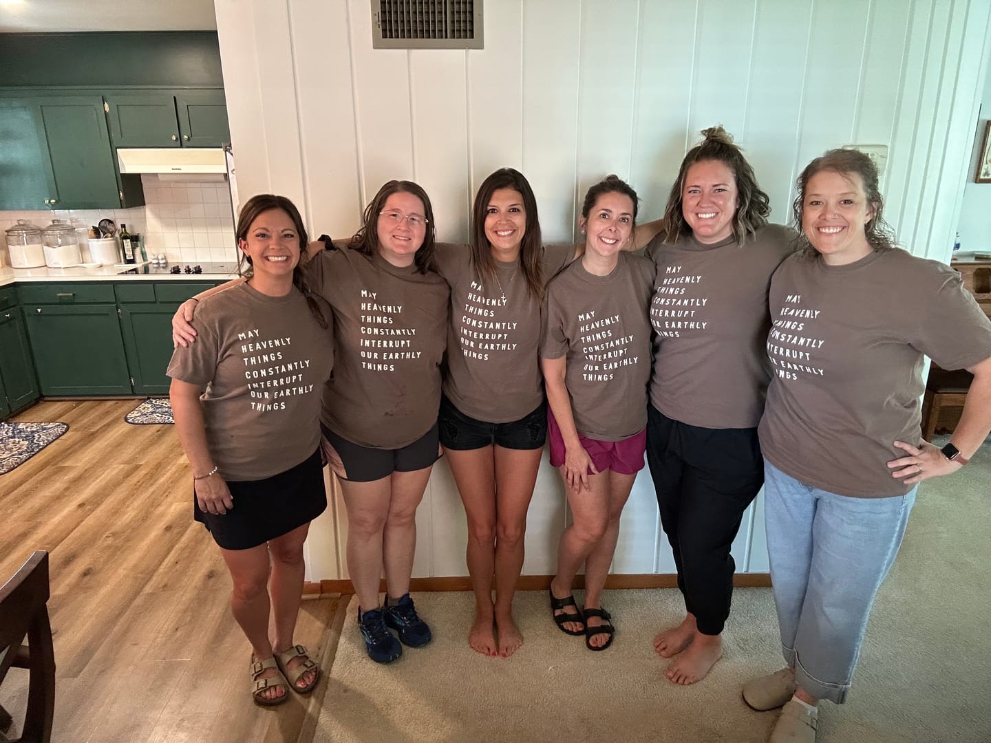 Customer photo review of Heavenly Things Tee- Vintage Brown