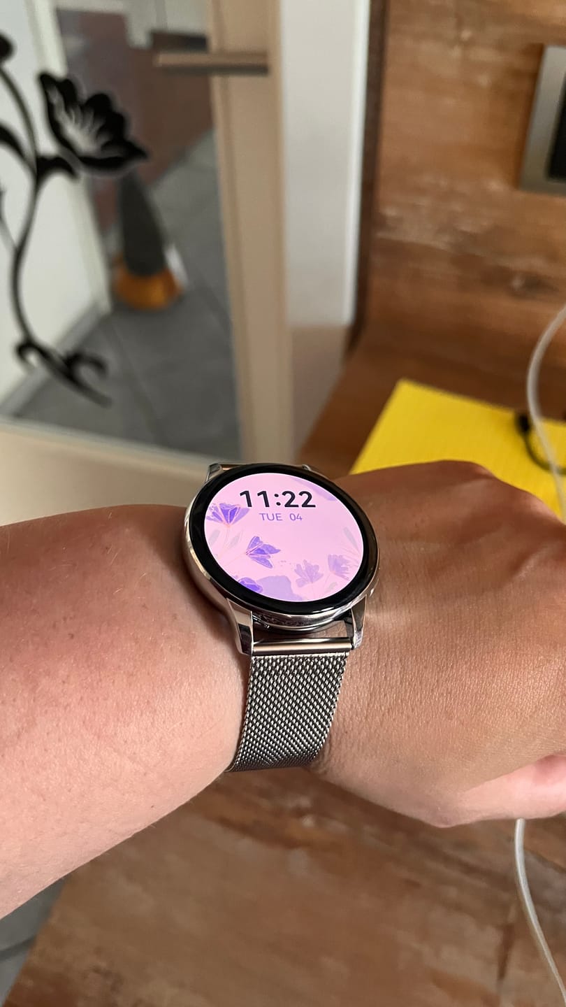 Customer photo review of Siltcon® Auréa Smartwatch Dames Zilver