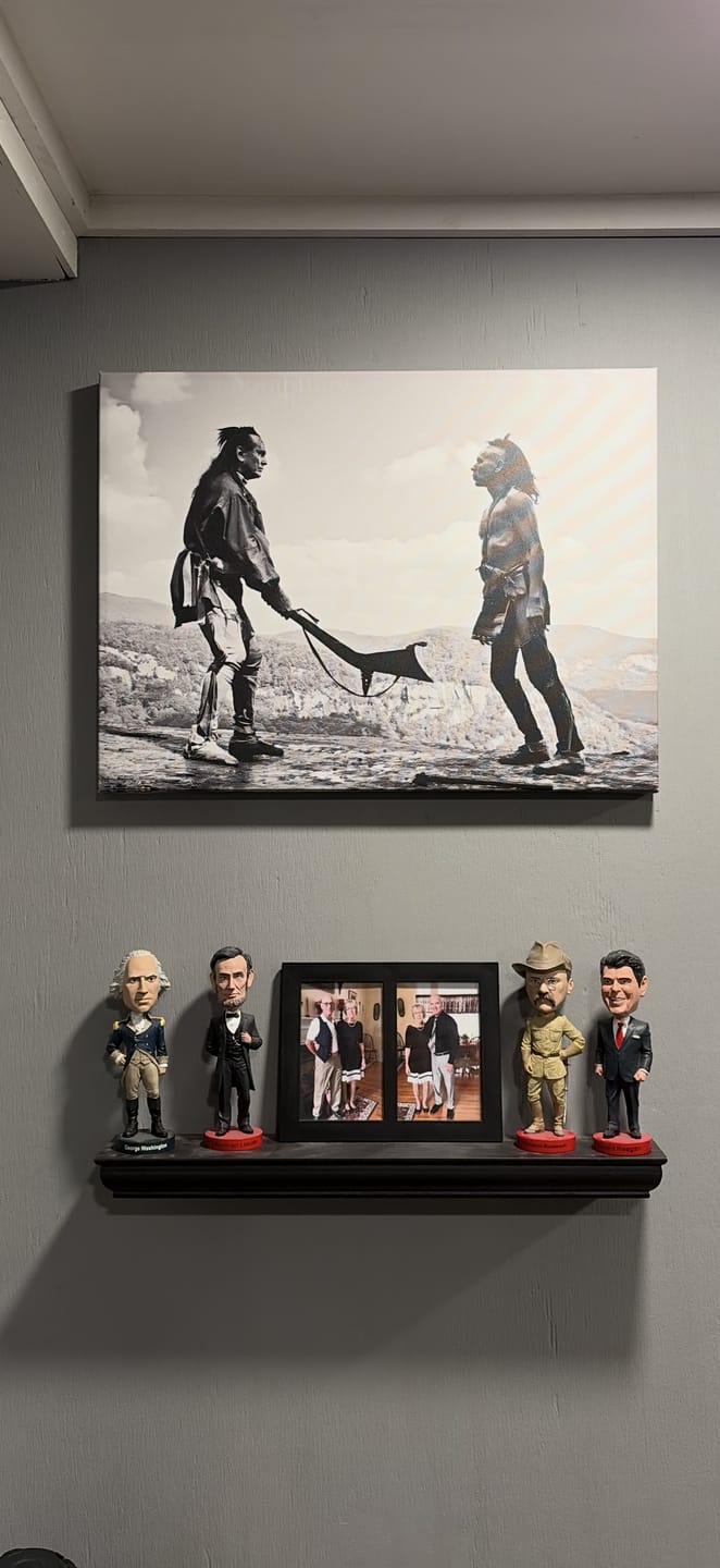 Customer photo review of Last of the Mohicans Wall Art