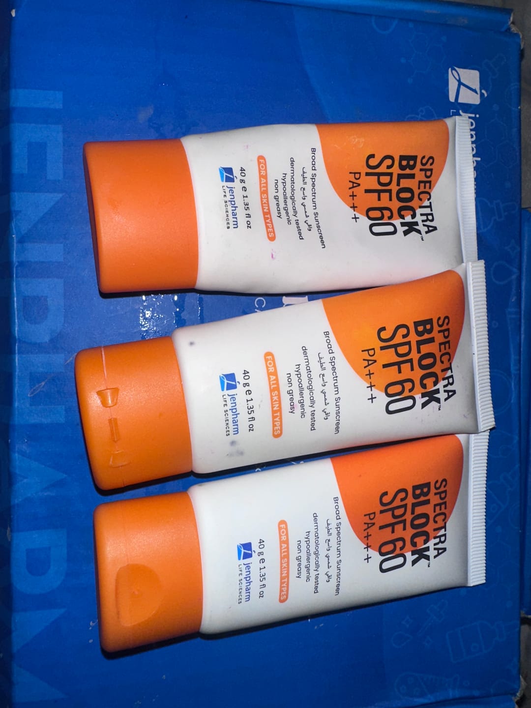 Customer photo review of Spectra Block SPF60