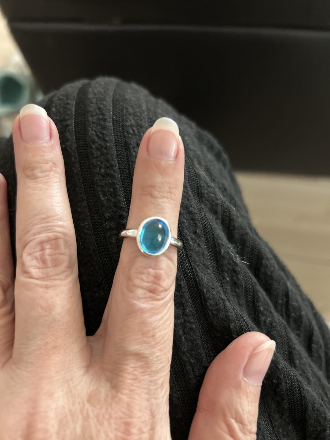 Customer photo review of Moonstone Ring - Magic