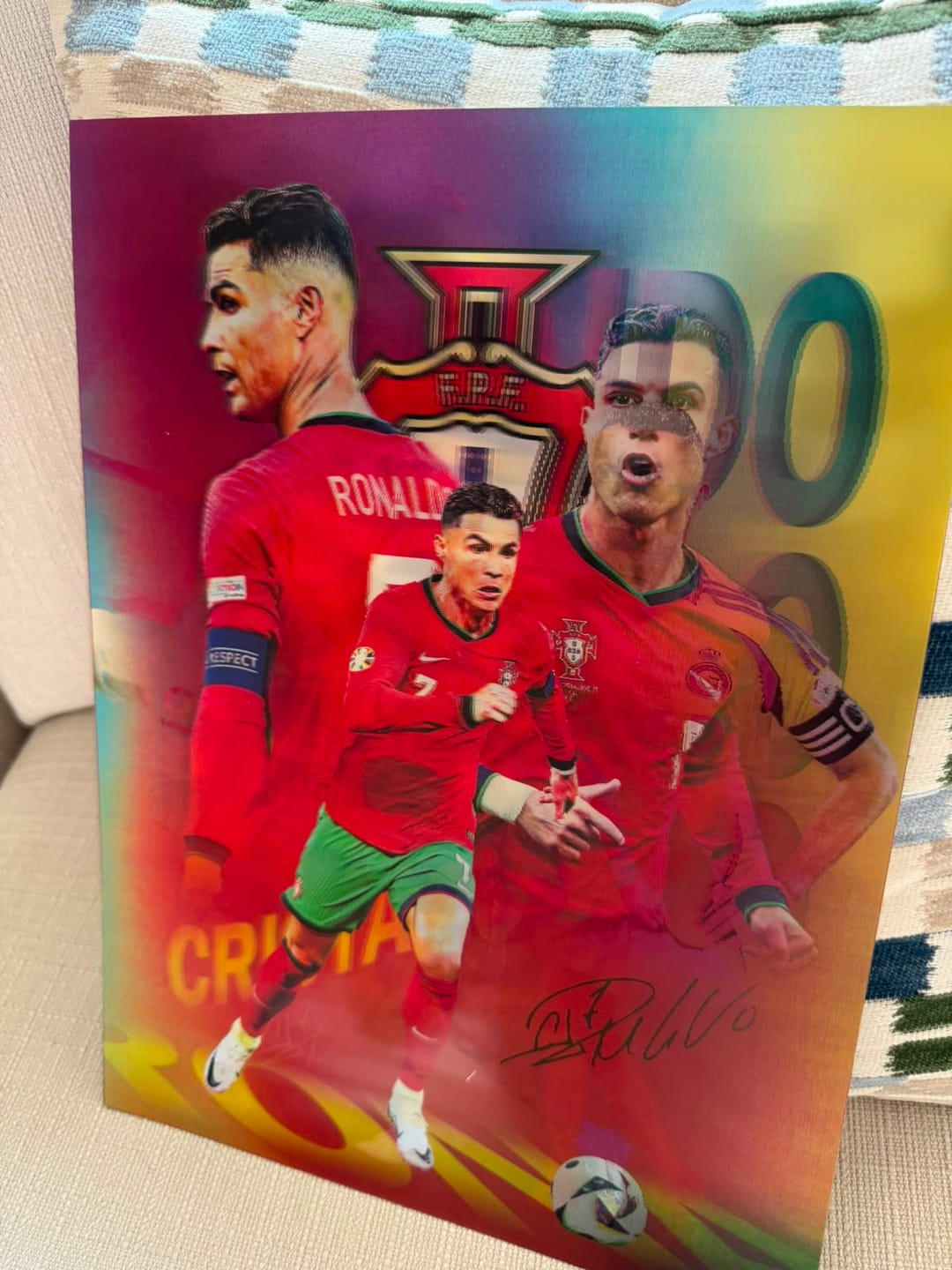 Customer photo review of Poster Lenticular Futbol Leyendas