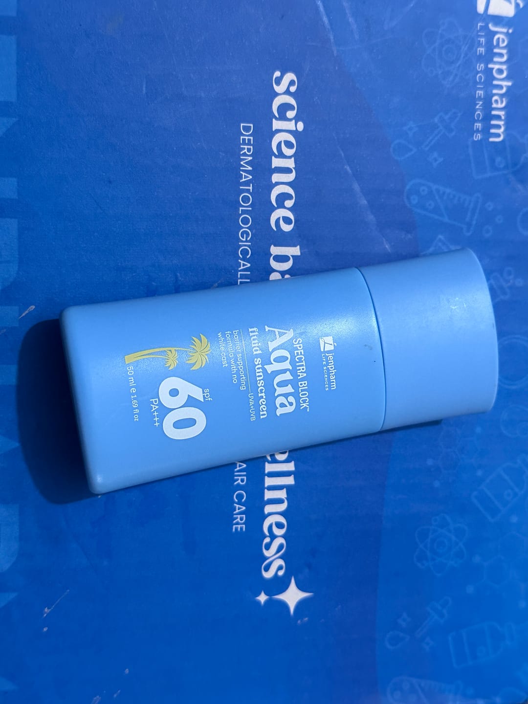 Customer photo review of Spectra Block Aqua Fluid Sunscreen SPF 60 PA+++