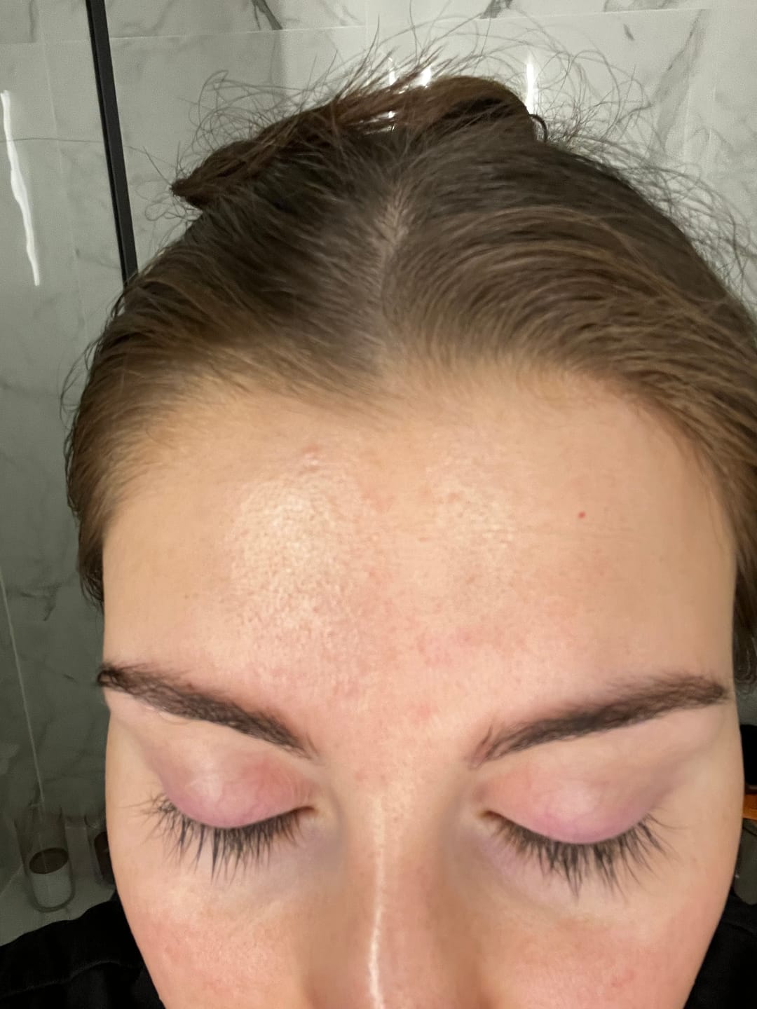 Customer photo review of LASH GROWTH SERUM