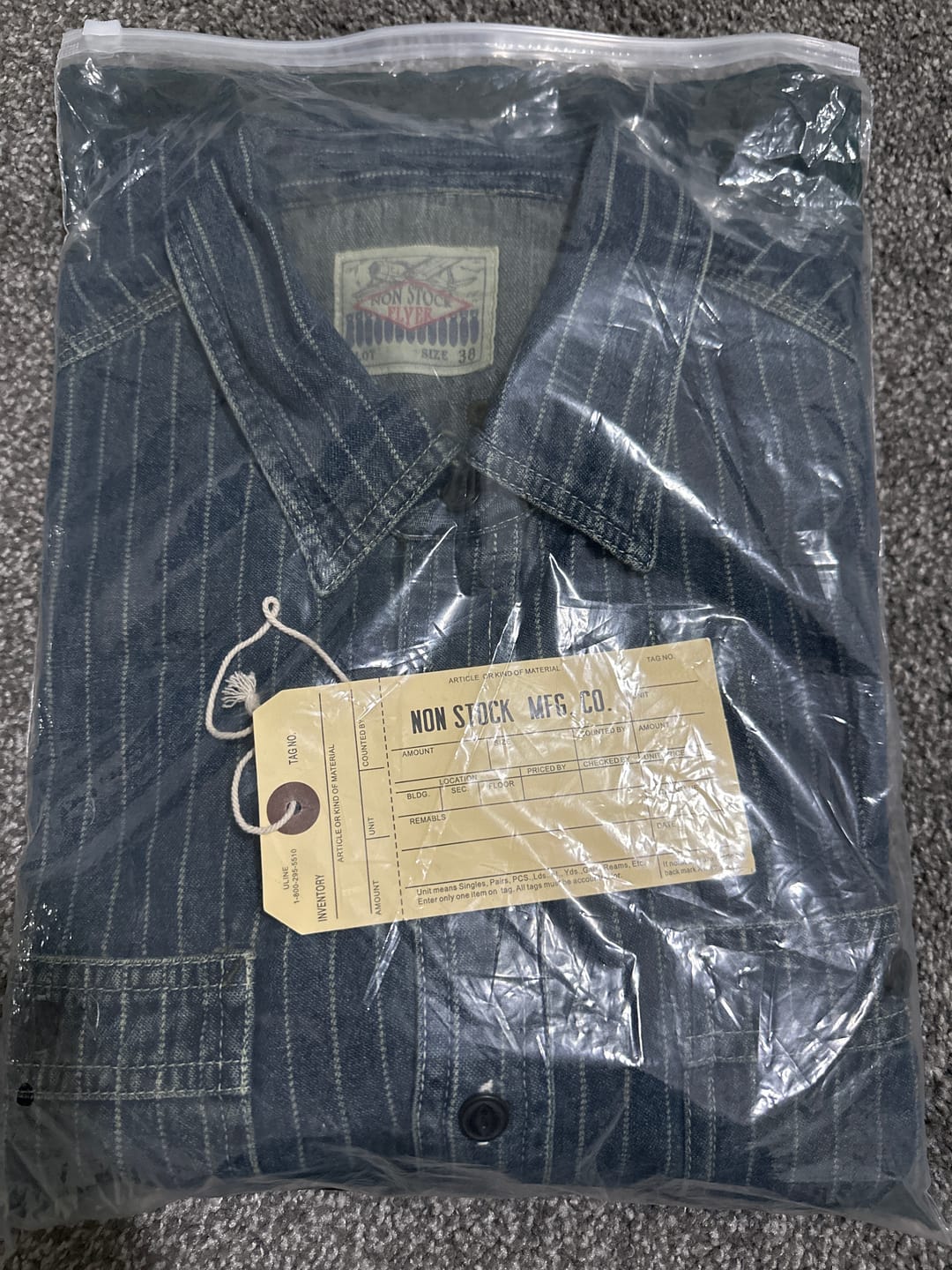 Customer photo review of 9 oz Wabash Vent Hole Work Shirt