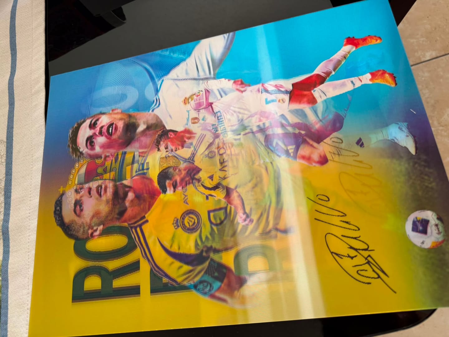 Customer photo review of Poster Lenticular Futbol Leyendas