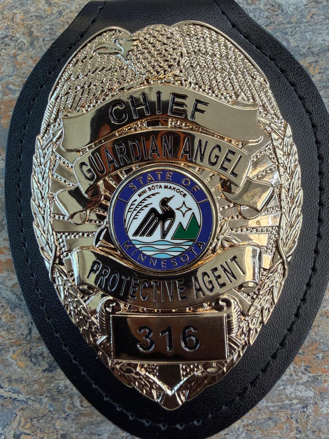 Customer photo review of Customizable Badge MA11