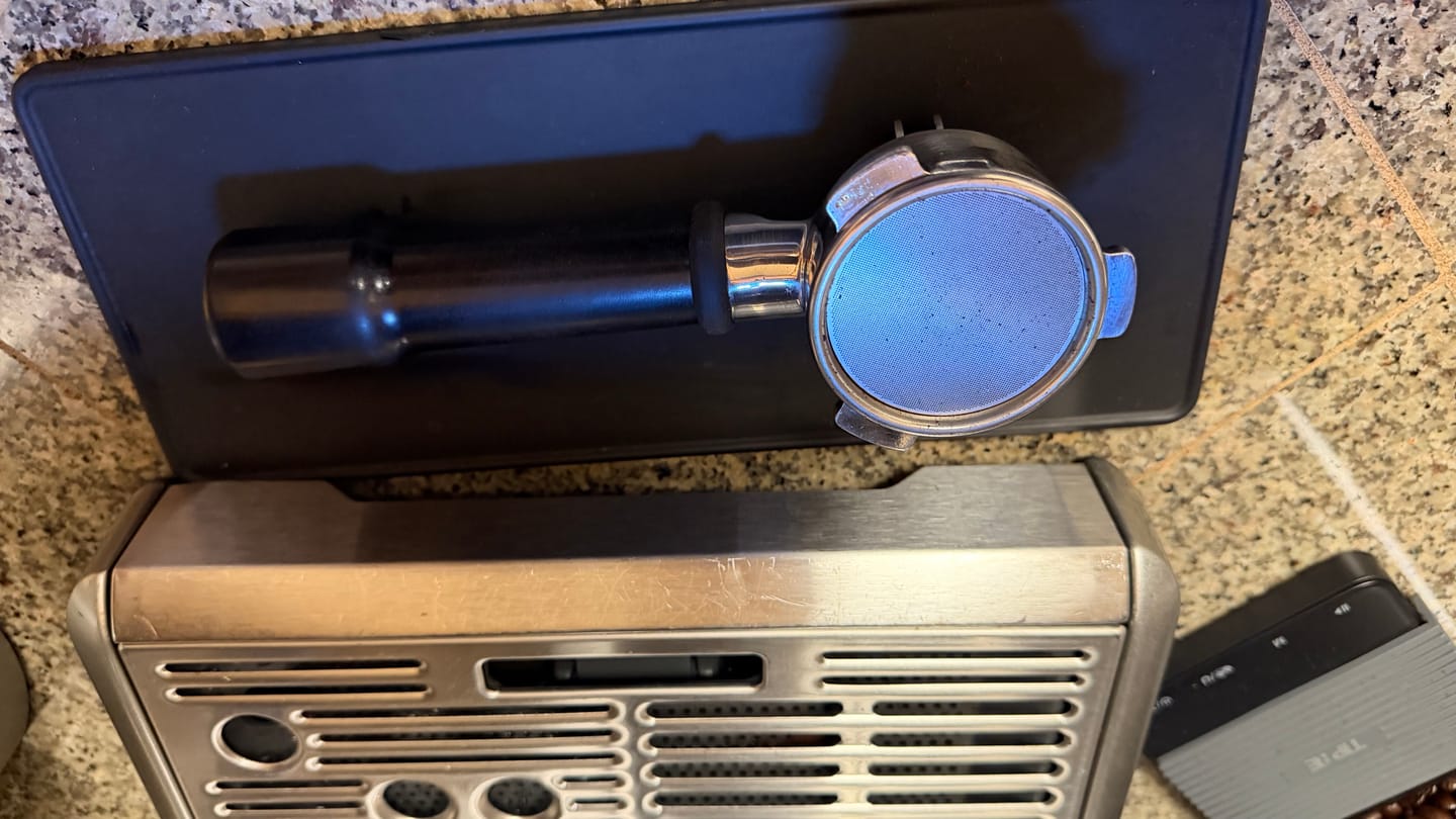 Customer photo review of High Diffusion Espresso Shower Screen - Breville