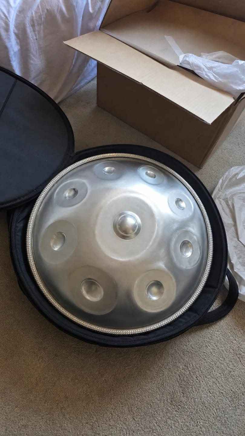 Customer photo review of Handpan Air Kurd oder Keltisch D-Moll 9–10 Noten – handgestimmt