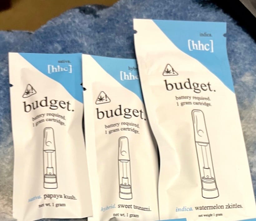 Customer photo review of 3pc Flavor Pack of 1 Gram HHC Vape Cartridge