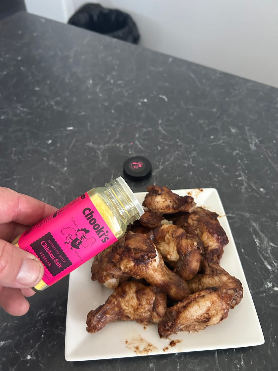Customer photo review of Chooki's Vinegar Chicken Salt 100g