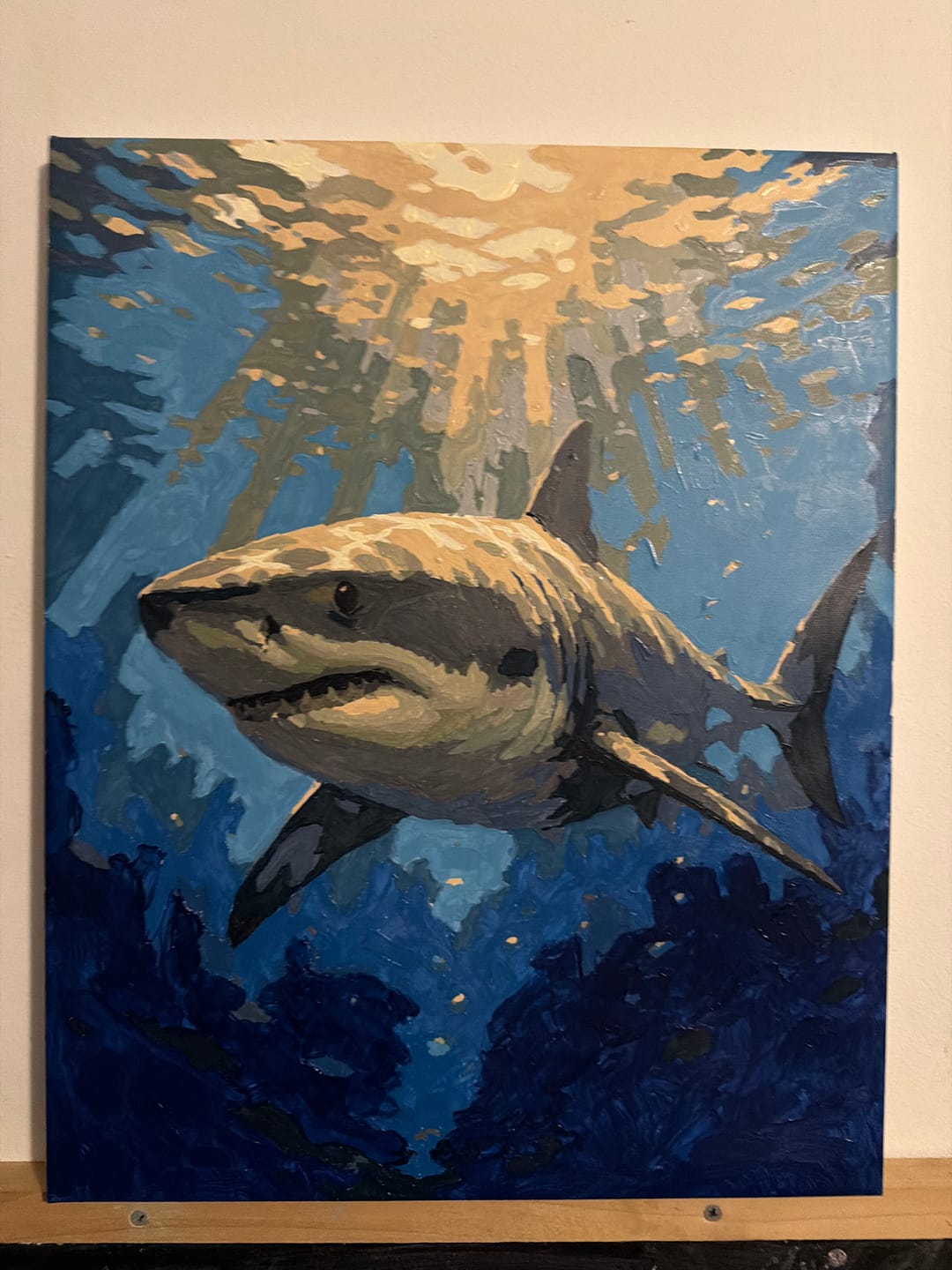 Customer photo review of Ocean Apex | Paint by Number