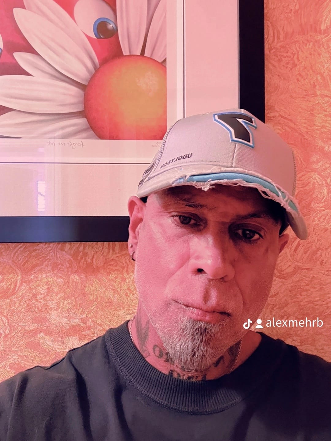 Customer photo review of Official Davey Todd Merchandise Trucker Hat - Steel Grey