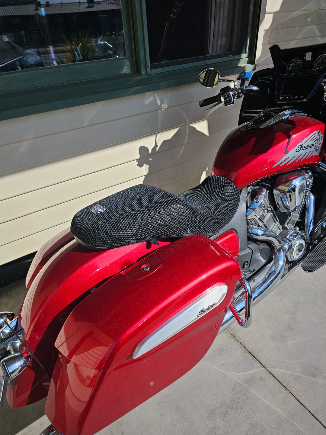 Customer photo review of Wind Rider Seat Cover