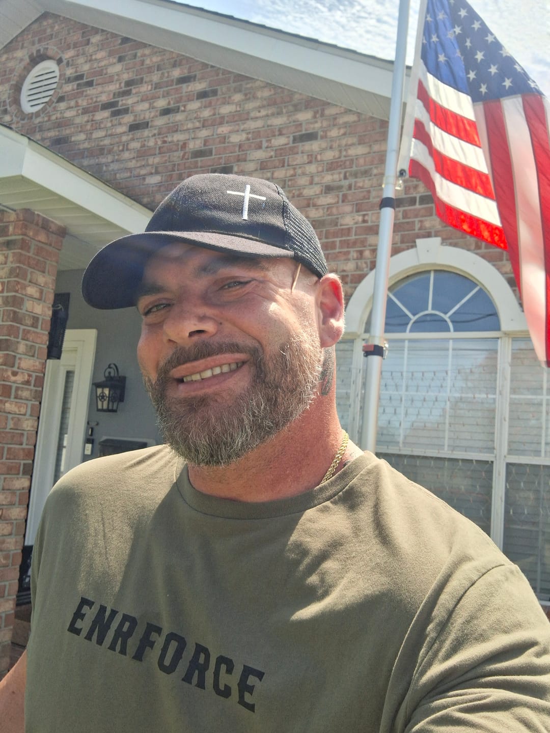 Customer photo review of Faith Fuels Freedom Tee