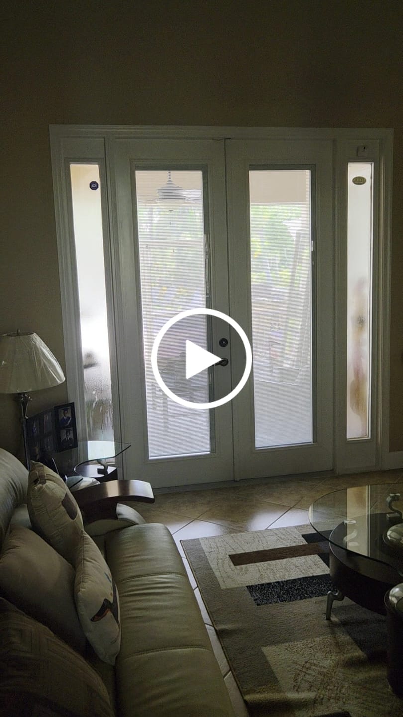 Customer video review of Raise & Lower Blinds Glass and Frame Kit (Tall Full Lite)