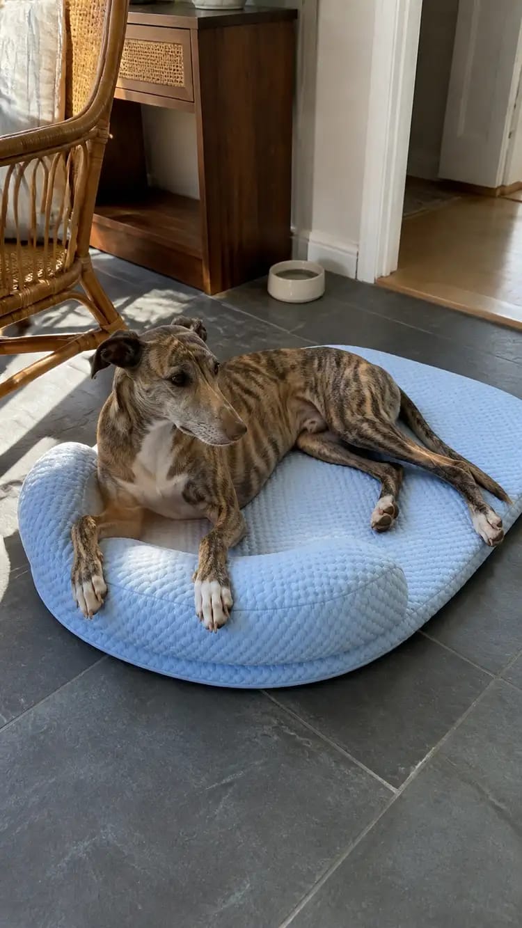 Customer photo review of Chillbuddy Oasis Cooling Pet Bed