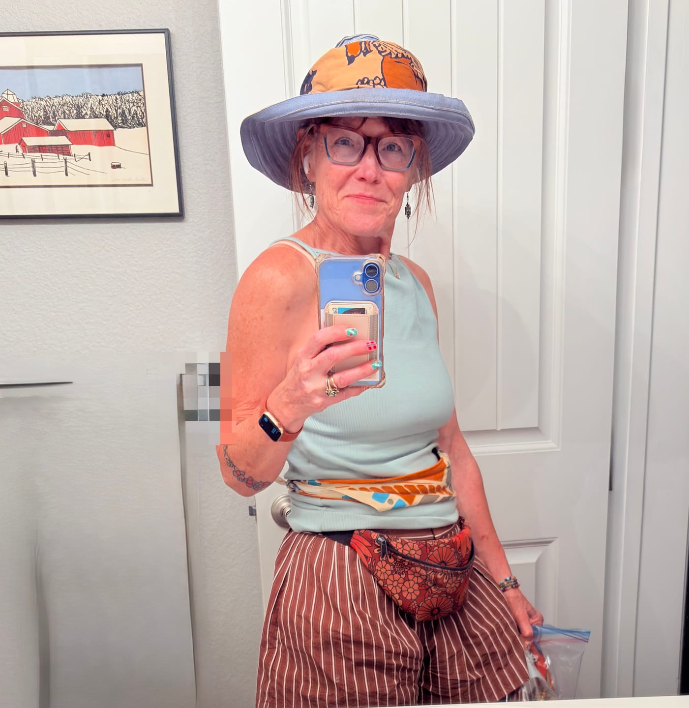 Customer photo review of Inflorescence All-Season Scarf