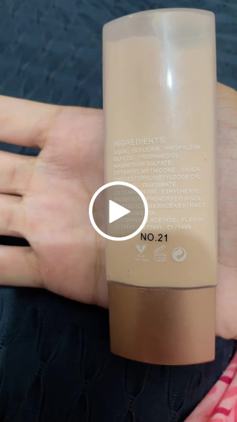 Customer video review of O.TWO.O BEAUTY SKIN NUDE EFFECT BB CREAM