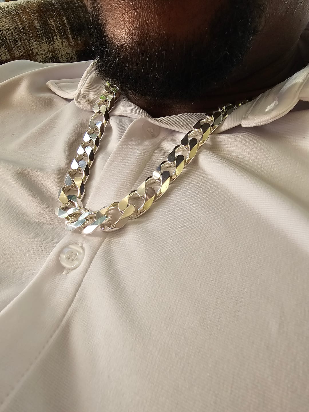 Customer photo review of 925 CUBAN CHAIN