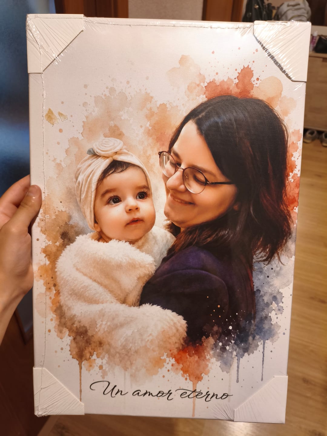 Customer photo review of Vuestra foto como obra de arte – con vista previa en vivo, como póster o lienzo