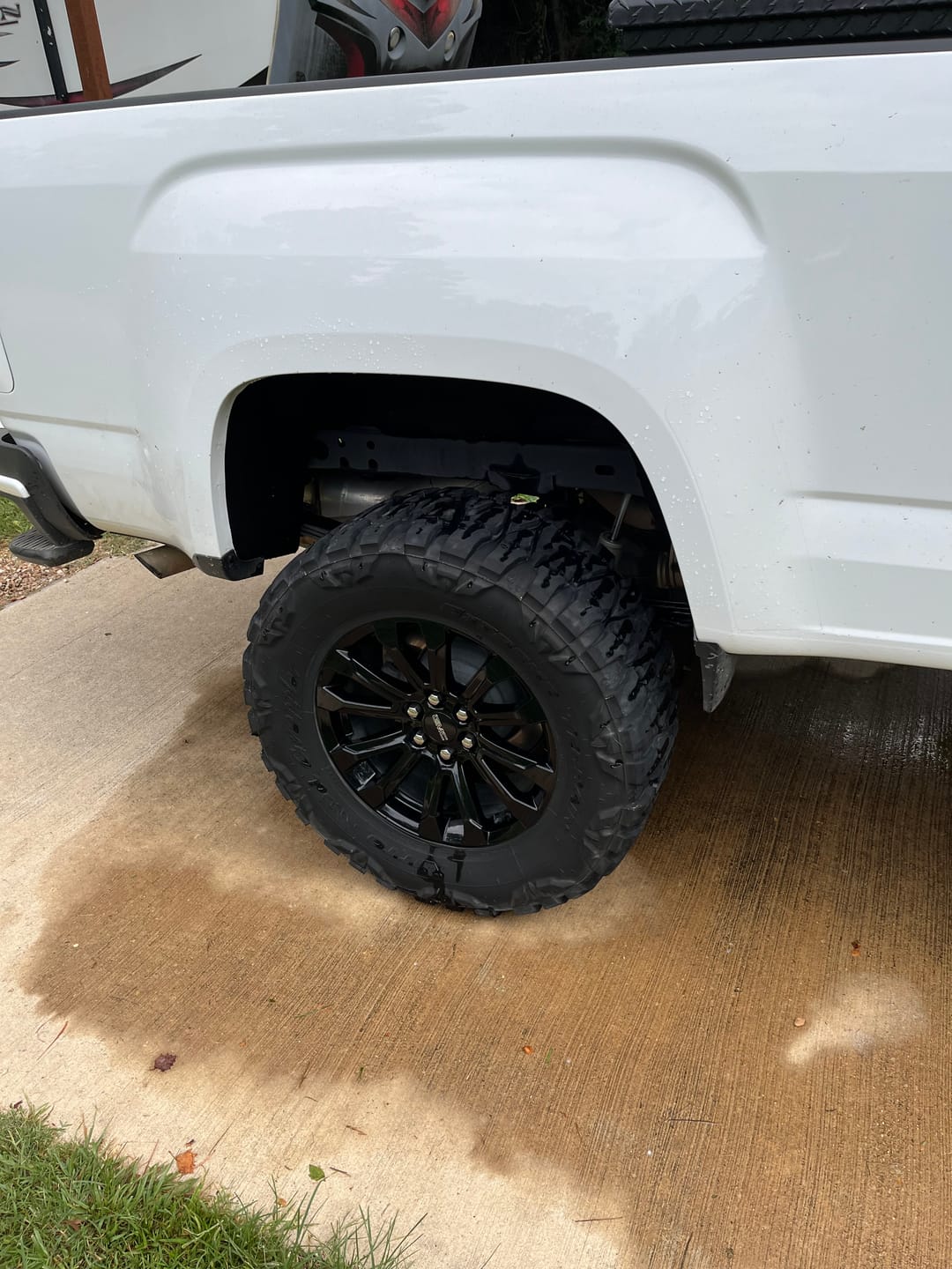 Customer photo review of The Tire Tamer - tire brush