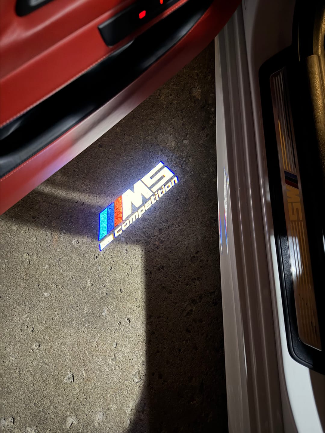 Customer photo review of BMW F SERIES DOOR LIGHTS