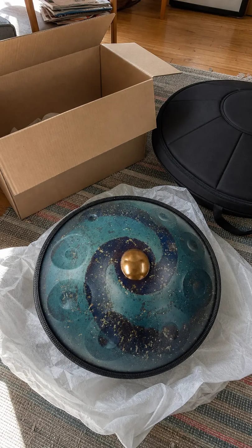 Customer photo review of Handpan D-Moll 10 Noten