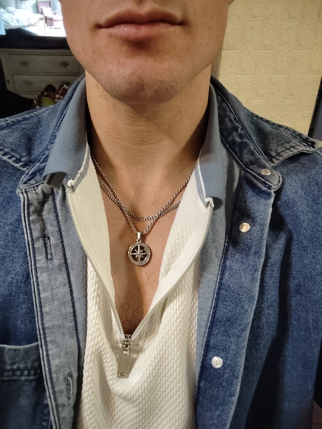 Customer photo review of Compass II Pendant