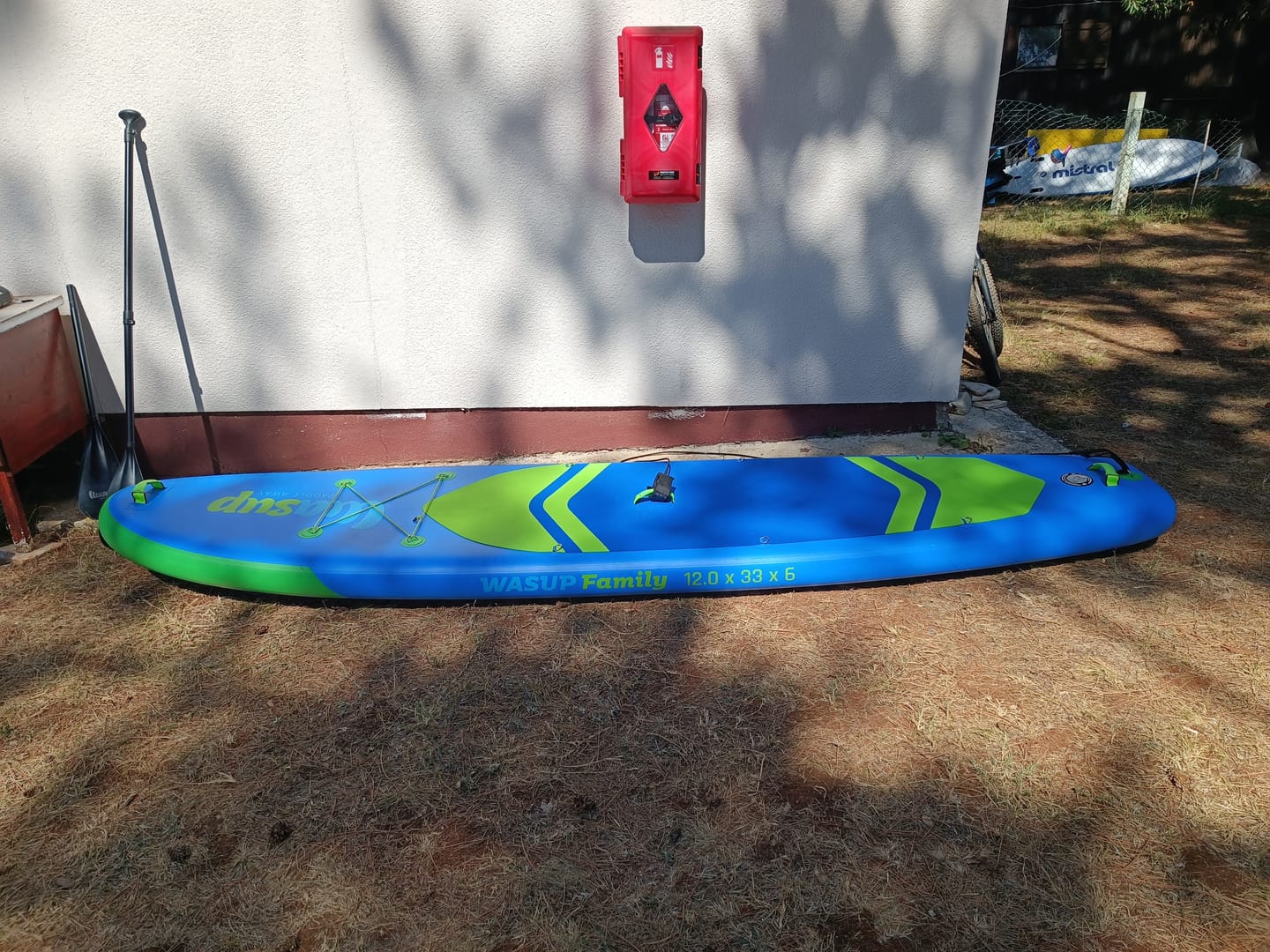 Customer photo review of Varjena Sup deska WASUP FAMILY 12.0X33X6 s 4 delnim sup/kajak veslom in sedežem