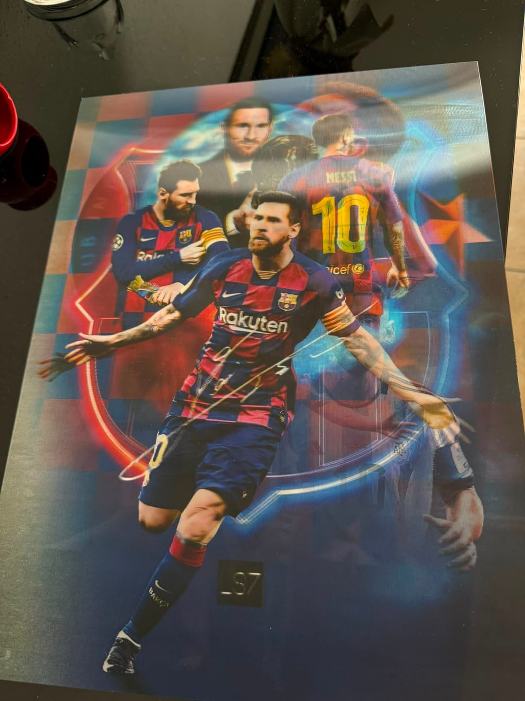 Customer photo review of Poster Lenticular Futbol Leyendas