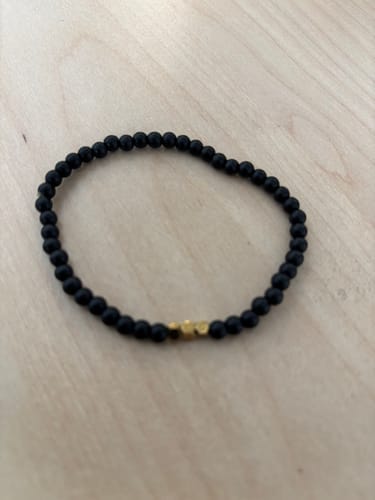 Customer photo review of Obsidian Bracelet