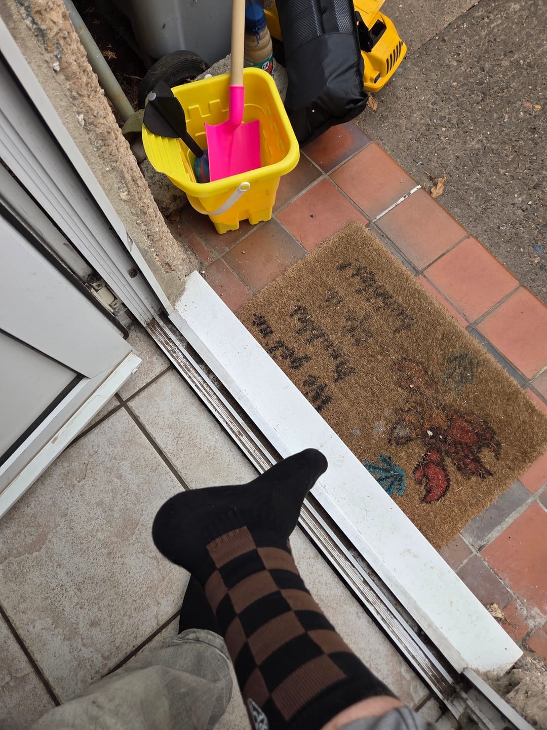 Customer photo review of Lucky Dip | Compression Shred Socks