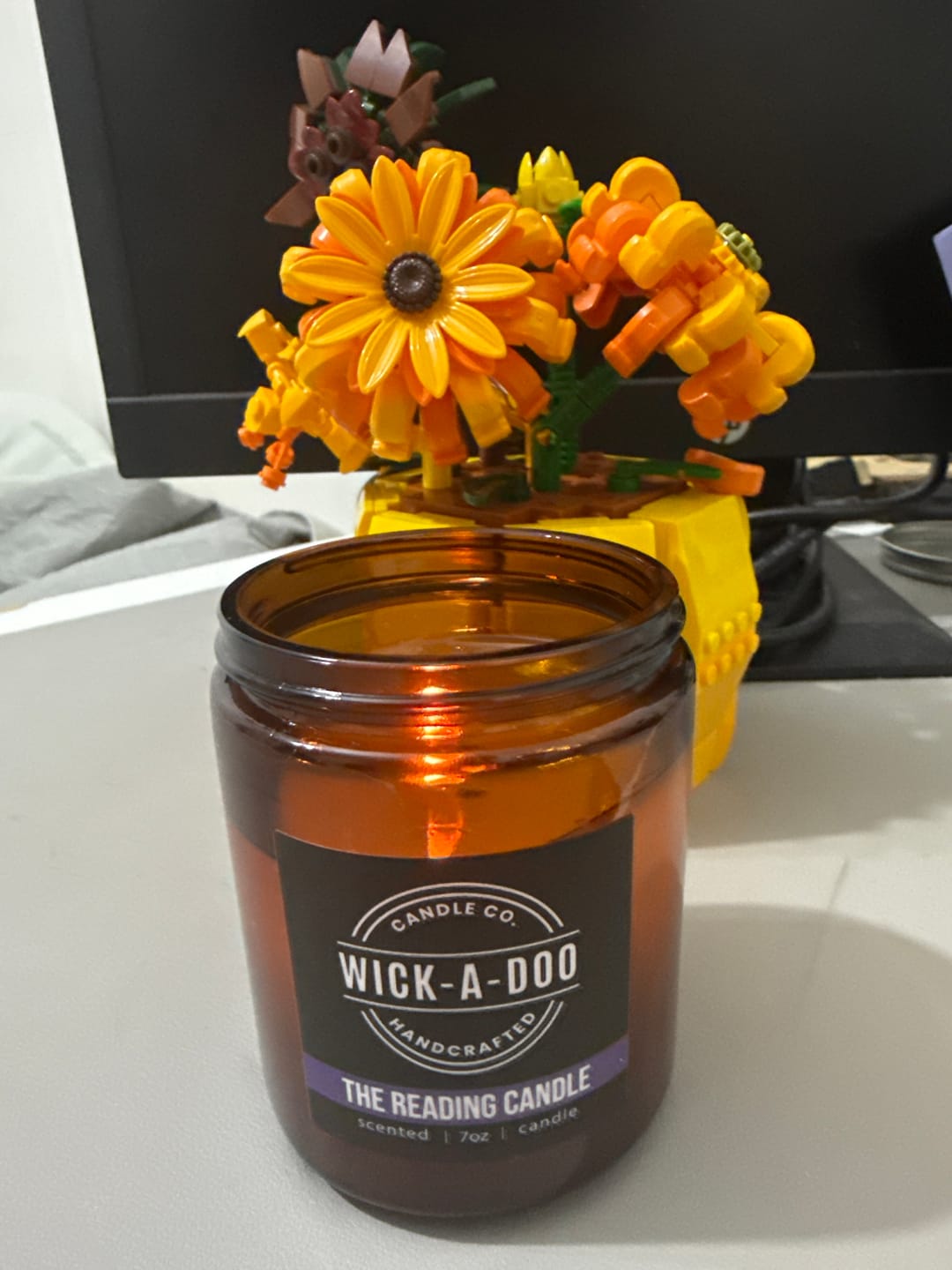 Customer photo review of The Reading Candle
