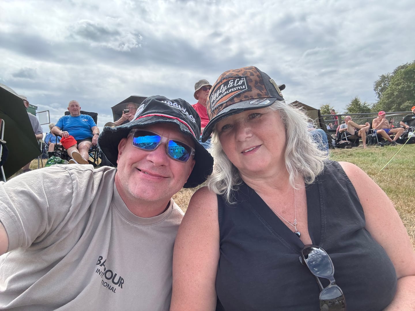 Customer photo review of Leopard Print Diamond Trucker Hat