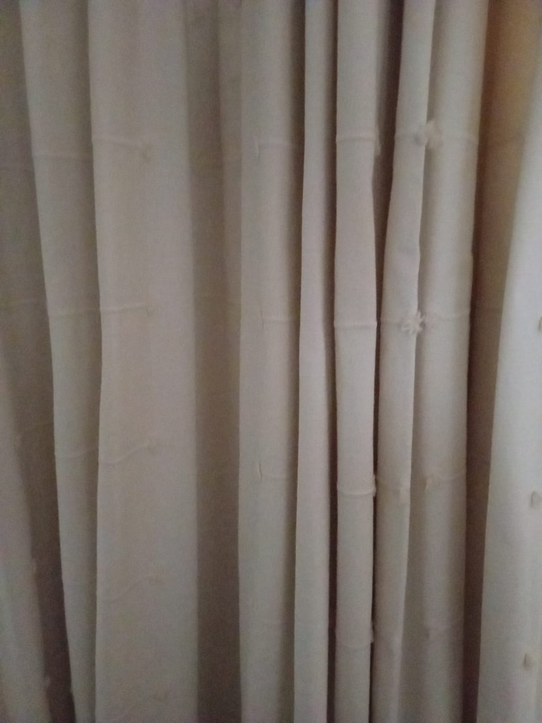 Customer photo review of Blackout Curtain Lining Fabric